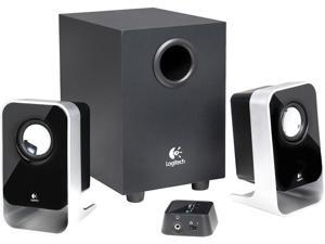 Logitech LS21 7 Watts RMS (FTC) 2.1 Stereo Speaker System - Black Logitech LS21 7 Watts RMS (FTC) 2.1 Stereo Speaker System - Black