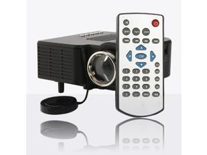 Mini Portable LED Projector 1080P Multimedia Home Theater VGA USB HDMI Black Mini Portable LED Projector 1080P Multimedia Home Theater VGA USB HDMI Black