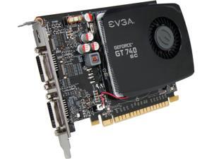 EVGA NVIDIA GeForce GT 740 Superclocked 4GB DDR3 2DVI/Mini HDMI PCI-Express Video Graphics Card EVGA NVIDIA GeForce GT 740 Superclocked 4GB DDR3 2DVI/Mini HDMI PCI-Express Video Graphics Card