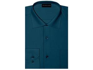 Aslanian Men's Solid Color Regular Fit Dress Shirt with Cuff Aslanian Men's Solid Color Regular Fit Dress Shirt with Cuff