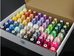 Basic 63 Brother colors polyester embroidery machine sewing thread +1000m/mini-king spool Basic 63 Brother colors polyester embroidery machine sewing thread +1000m/mini-king spool