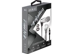 Coby CVE- 128-SLV Tangle-Free Flat Cable Metal Stereo Earbuds, Silver Coby CVE- 128-SLV Tangle-Free Flat Cable Metal Stereo Earbuds, Silver