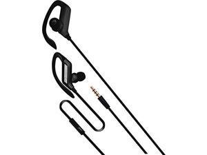 Coby Built-In Mic, Sweat Resistant, Tangle-Free Flat Cable Headphone, CVE-405-BLK, Black Coby Built-In Mic, Sweat Resistant, Tangle-Free Flat Cable Headphone, CVE-405-BLK, Black