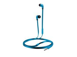 Coby CVE-100-BLU Tangle Free Mini Stereo Earbuds Blue Coby CVE-100-BLU Tangle Free Mini Stereo Earbuds Blue