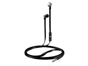 Coby CVE-110-BLK Wave Tangle-Free Flat Cable Stereo Earbuds with Mic, Black Coby CVE-110-BLK Wave Tangle-Free Flat Cable Stereo Earbuds with Mic, Black