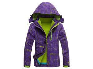Women's outdoor camouflage jackets two picees Purple 3XL Women's outdoor camouflage jackets two picees Purple 3XL