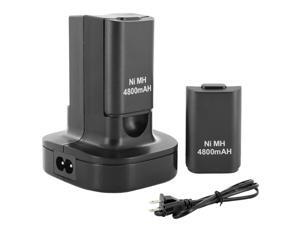 Black Dual Battery Charger Charging Station Stock Dock For Xbox 360 +2 Battery Black Dual Battery Charger Charging Station Stock Dock For Xbox 360 +2 Battery