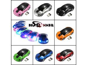 BESTRUNNER 2.4GHz Wireless USB Optical Car Mouse Mice Cordless For PC Laptop-Red BESTRUNNER 2.4GHz Wireless USB Optical Car Mouse Mice Cordless For PC Laptop-Red