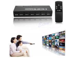 5 Ports Switch 1080P HDMI Selector Splitter W/ Remote Contol For HDTV PS3 DVD Xbox 360 or Wii with IR Remote Control 5 Ports Switch 1080P HDMI Selector Splitter W/ Remote Contol For HDTV PS3 DVD Xbox 360 or Wii with IR Remote Control