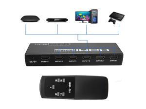 New 5 Ports Switch 1080P HDMI Selector Splitter W/ Remote Contol For HDTV PS3 DVD Xbox 360 or Wii with IR Remote Control New 5 Ports Switch 1080P HDMI Selector Splitter W/ Remote Contol For HDTV PS3 DVD Xbox 360 or Wii with IR Remote Control