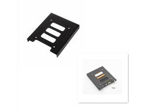 NEW Metal 2.5'' To 3.5'' SSD HDD Mounting Holder Bracket Adapter Dock Atx Case Black NEW Metal 2.5'' To 3.5'' SSD HDD Mounting Holder Bracket Adapter Dock Atx Case Black
