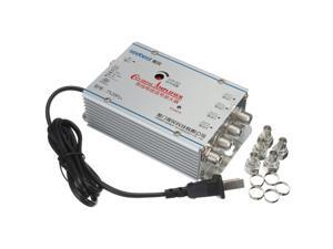 220V 4 Way CATV Cable TV VCR Antenna Signal Booster Amplifier AMP Video Splitter 220V 4 Way CATV Cable TV VCR Antenna Signal Booster Amplifier AMP Video Splitter