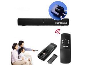 New 5 Ports Switch 1080P HDMI Selector Splitter W/ Remote Contol For HDTV PS3 DVD Xbox 360 or Wii with IR Remote Control New 5 Ports Switch 1080P HDMI Selector Splitter W/ Remote Contol For HDTV PS3 DVD Xbox 360 or Wii with IR Remote Control