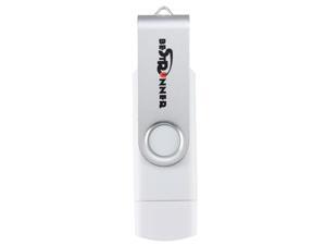 BESTRUNNER 4GB Micro USB/USB 2.0 Flash Pen Drive Memory Stick for OTG Smart phone Tablet PC-White BESTRUNNER 4GB Micro USB/USB 2.0 Flash Pen Drive Memory Stick for OTG Smart phone Tablet PC-White