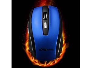 BESTRUNNER 2.4G USB Wireless Optical Mouse Mice Adaptable DPI For PC Laptop-Blue BESTRUNNER 2.4G USB Wireless Optical Mouse Mice Adaptable DPI For PC Laptop-Blue