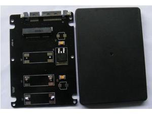 1PC Mini PCIE mSATA SSD To 2.5'' SATA3 Adapter Card With Case Black 7mm New 1PC Mini PCIE mSATA SSD To 2.5'' SATA3 Adapter Card With Case Black 7mm New