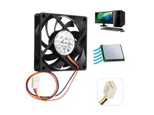12V Internal Desktop Computer CPU Case Cooling Cooler Silent Fan 7cm 12V Internal Desktop Computer CPU Case Cooling Cooler Silent Fan 7cm