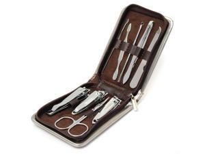 9Pcs Nail Clipper Nipper Cutter Manicure Pedicure Set Case Kit Stainless Steel 9Pcs Nail Clipper Nipper Cutter Manicure Pedicure Set Case Kit Stainless Steel