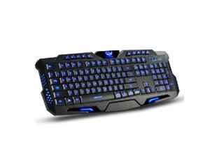 LED 3 Color Backlit Illuminated USB Wired PRO Gaming Keyboard For Laptop Desktop LED 3 Color Backlit Illuminated USB Wired PRO Gaming Keyboard For Laptop Desktop