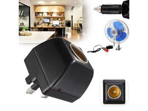 Universal 220V AC to 12V DC Car Cigarette Lighter Wall Power Adapter Converter UK Plug Universal 220V AC to 12V DC Car Cigarette Lighter Wall Power Adapter Converter UK Plug
