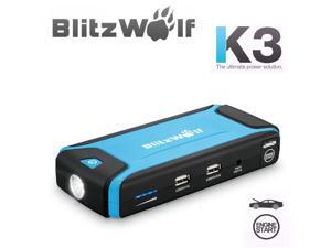 BlitzWolf? K3 400A Peak Current Jump Starter Multi-Function Car 12000mAh Dual USB Power Bank Safety Protection LED BlitzWolf? K3 400A Peak Current Jump Starter Multi-Function Car 12000mAh Dual USB Power Bank Safety Protection LED
