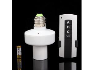 E27 Screw Wireless Remote Control Light Lamp Bulb Holder Cap Socket Switch E27 Screw Wireless Remote Control Light Lamp Bulb Holder Cap Socket Switch