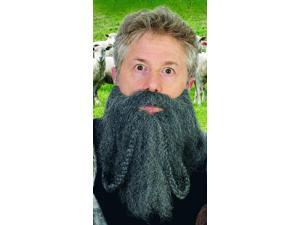 12" Dark Grey Halfling Looped Braid Costume Beard One Size 12" Dark Grey Halfling Looped Braid Costume Beard One Size