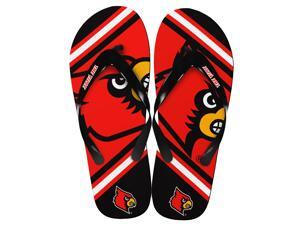 Louisville Cardinals Unisex Big Logo Flip Flops Medium (W 9-10/M 7-8) Louisville Cardinals Unisex Big Logo Flip Flops Medium (W 9-10/M 7-8)