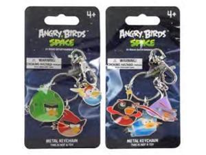 Angry Birds Space Metal Keychain Set Of 2 Angry Birds Space Metal Keychain Set Of 2