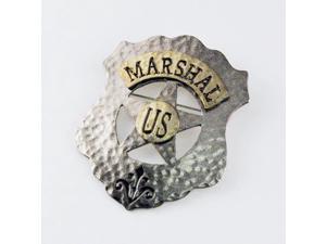 Marshal Costume Pin Badge One Size Marshal Costume Pin Badge One Size