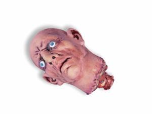Small Open Eye Cut Off Bloody Scary Head Halloween Prop Small Open Eye Cut Off Bloody Scary Head Halloween Prop