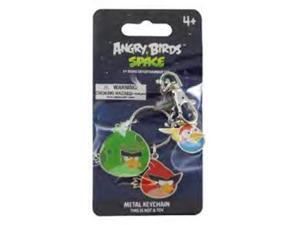 Angry Birds Space Metal Keychain Red, Green, Blue Bird Set A Angry Birds Space Metal Keychain Red, Green, Blue Bird Set A
