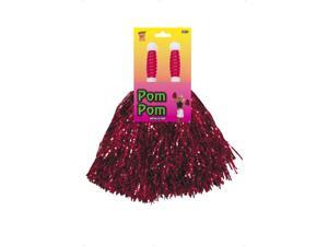 Pom Pom Metallic Red Costume Accessory One Size Pom Pom Metallic Red Costume Accessory One Size