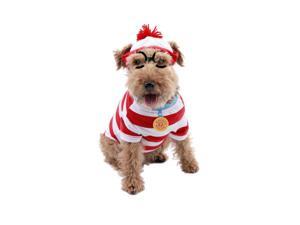 Where's Waldo Woof Pet Dog Costume Small Where's Waldo Woof Pet Dog Costume Small