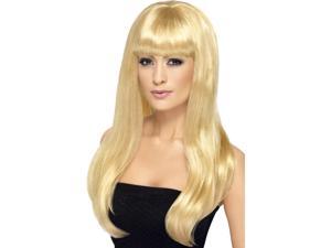 Babelicious Long Costume Wig Adult: Blonde One Size Babelicious Long Costume Wig Adult: Blonde One Size
