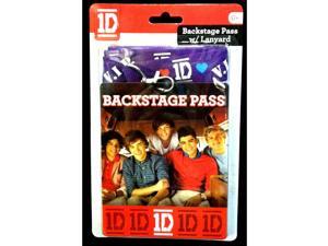 1D One Direction Backstage Pass Card W/Lanyard 1D One Direction Backstage Pass Card W/Lanyard