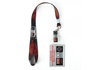 Nintendo Nes Controller Lanyard With Rubber Charm Nintendo Nes Controller Lanyard With Rubber Charm