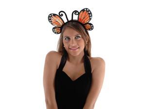 Orange Butterfly Headband Costume Accessory Adult One Size Orange Butterfly Headband Costume Accessory Adult One Size