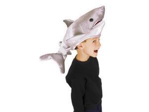 Velvet Grey Shark Puppet Costume Hat Child Velvet Grey Shark Puppet Costume Hat Child