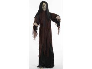 6 Ft Standing Zombie Lady Halloween Prop Decoration 6 Ft Standing Zombie Lady Halloween Prop Decoration