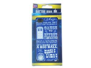 Doctor Who iPhone 4 Hard Snap Case Wibbly Wobbly Timey Wimey Doctor Who iPhone 4 Hard Snap Case Wibbly Wobbly Timey Wimey