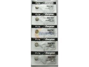 Energizer Battery 364/363 SR621SW Silver Oxide 1.55V (5 Batteries Per Pack) Energizer Battery 364/363 SR621SW Silver Oxide 1.55V (5 Batteries Per Pack)