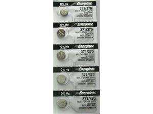 Energizer Battery 371/370 SR920SW Silver Oxide 1.55V (5 Batteries per Pack) Energizer Battery 371/370 SR920SW Silver Oxide 1.55V (5 Batteries per Pack)