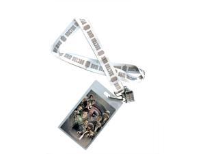Lanyard - Doctor Who - Chrome Logo w/ Tardis 3D charm New Licensed Toys dw00945 Lanyard - Doctor Who - Chrome Logo w/ Tardis 3D charm New Licensed Toys dw00945