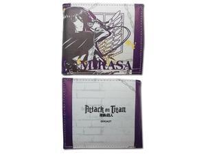 Wallet - Attack on Titan - New Misaka Bi-Fold Toys Anime Licensed ge80309 Wallet - Attack on Titan - New Misaka Bi-Fold Toys Anime Licensed ge80309