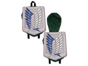 Backpack - Attack on Titan - New Scout Regiment Hooded Anime Licensed ge11197 Backpack - Attack on Titan - New Scout Regiment Hooded Anime Licensed ge11197