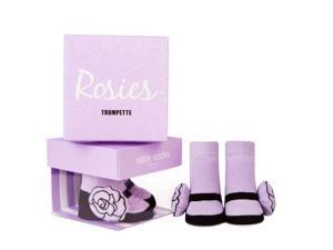 Socks - Trumpette - Rosie Rattle Lavender Baby Accessories 0-12 Mos Socks - Trumpette - Rosie Rattle Lavender Baby Accessories 0-12 Mos