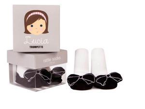 Socks - Trumpette - Lucia Rattle Black Baby Accessories 0-12 Mos Socks - Trumpette - Lucia Rattle Black Baby Accessories 0-12 Mos