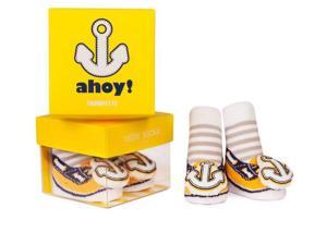 Socks - Trumpette - Ahoy Rattle Yellow Baby Accessories 0-12 Mos Socks - Trumpette - Ahoy Rattle Yellow Baby Accessories 0-12 Mos