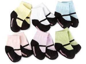 Socks - Trumpette - MaryJane Pastel 0-12 mos Baby Mos Set Of 6 Socks - Trumpette - MaryJane Pastel 0-12 mos Baby Mos Set Of 6